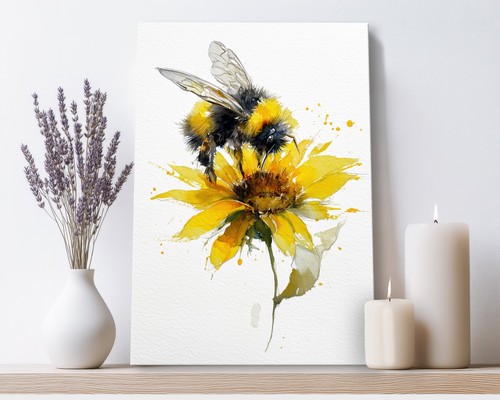 Bumble bee canvas - bee,