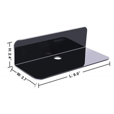 Black Floating Shelf 9 Inch