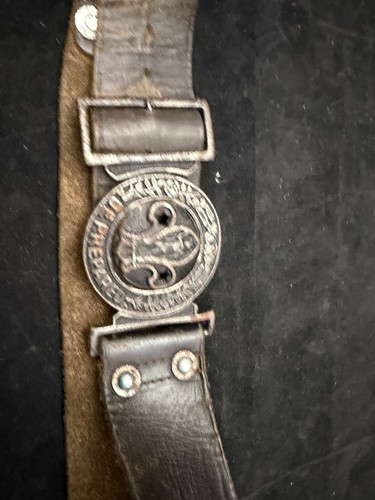 Vintage boy scout leather - scout,
