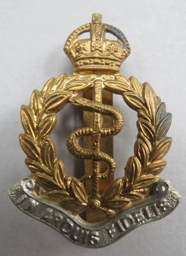 Brass metal cap badge - bi-metal,