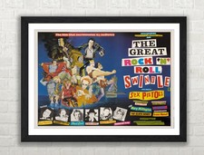Sex Pistols Movie Framed Wall Art Print Poster Picture, Home Decor