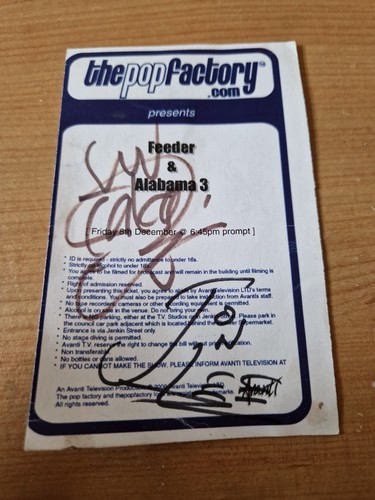 Feeder hand signed - feeder,