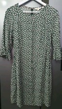Boden Green Ditsy Floral Dress