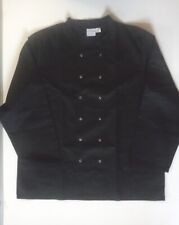 Mens Womens Top Long Sleeve Uniform Waitress Jacket Cooker Chef Coat Caterer