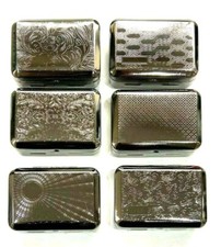 TOBACCO TIN WITH PAPER HOLDER