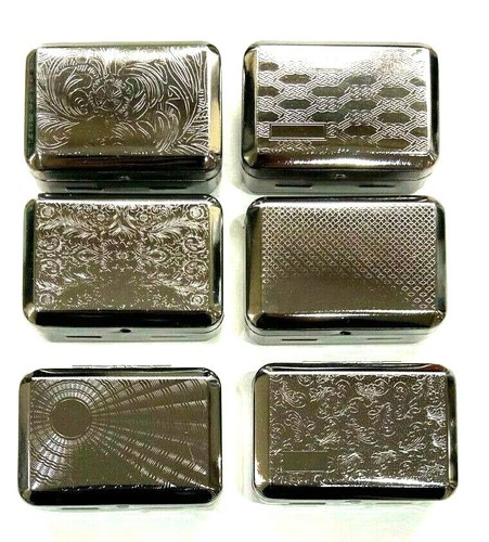 Tobacco tin with - tobacco, paper