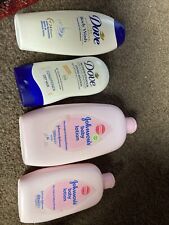 Vintage Dove And Johnson’s baby Bottles  Empty Collector Set Design