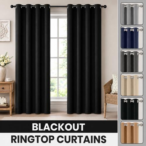 2pcs blackout curtains - blackout,