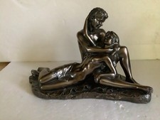 Heavy Bronze Style Sculpture Nude Couple, In Excellent Condition