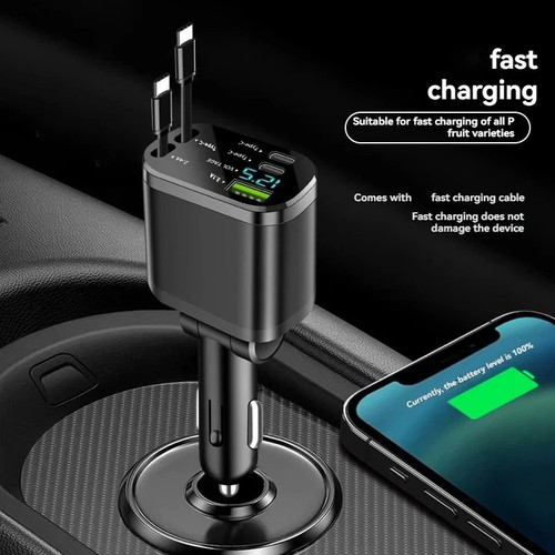 Retractable car charger - retractable,