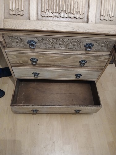 Woodbros bureau golden oak - woodbros,