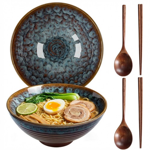 1200ml ceramic ramen bowl set - 1200ml,