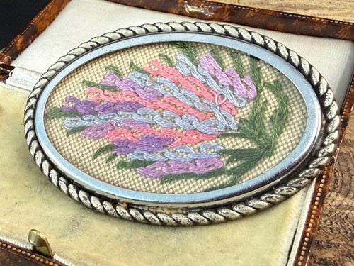 Vintage embroidered heather - vintage,