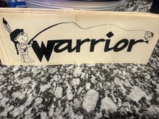 Vintage Warrior Boat Decal