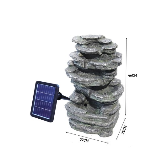 Solar powered garden fountain - solar,