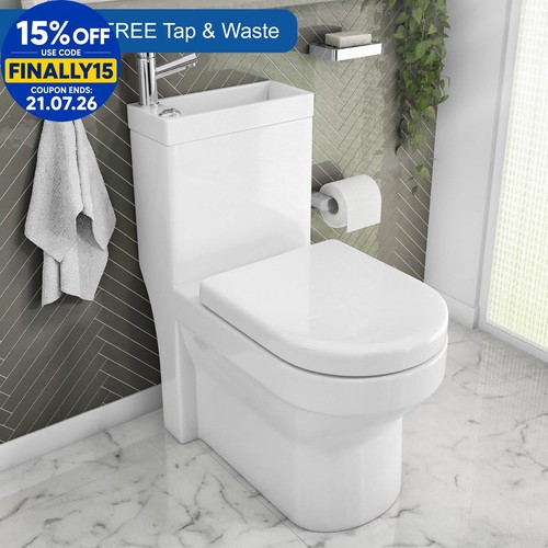 Close coupled toilet - in,