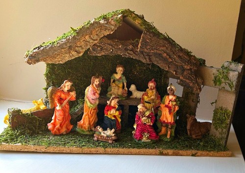 Christmas nativity scene set - nativity,