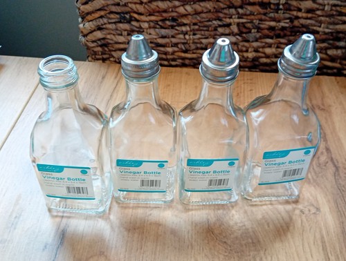 Vinegar bottle glass - vinegar,