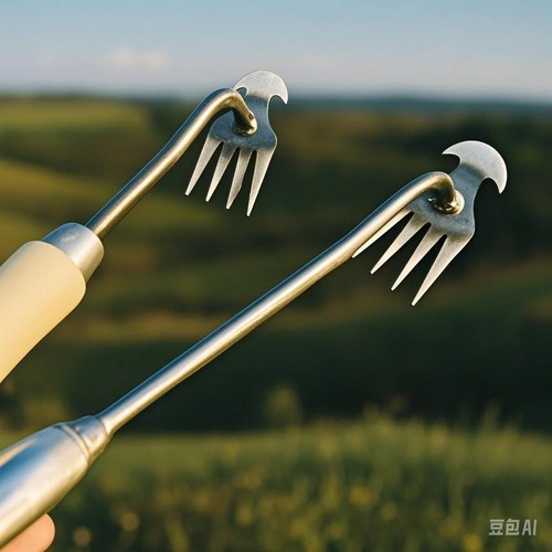 Teeth weed puller hand - puller,