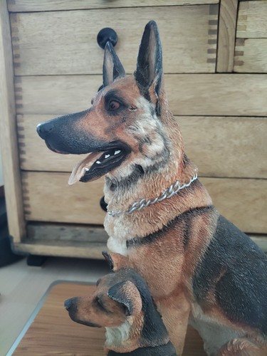 German shepherd dog and puppy - german,