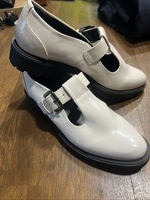 BNWOT Ladies Stone Coloured T Bar Shoes By Next Forever Comfort Size 6 1/2 - 40