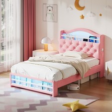 Single Wooden Bed w/ Storage