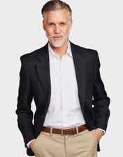 Chums Single Breasted Oxford Blazer Black In Mens Size 38 BRAND NEW