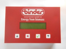 BINDER BIOMASS BOILER CONTROL PANEL 