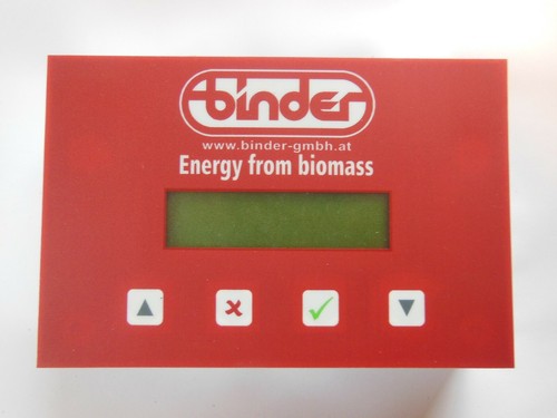 Binder biomass boiler - binder, control