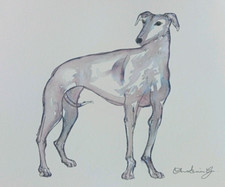 Original Dogs Small Hand Drawn