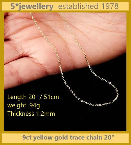 Real 9ct 375 yellow gold - 9ct, solid