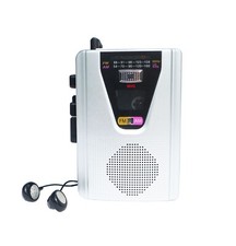 Class Portable Walkman Cassette AMFM Radio Player With Built in Mic & Speaker C2
