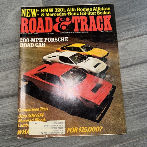 Road track magazine - magazine, issue