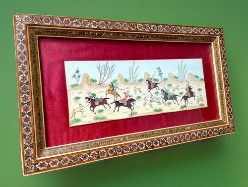 Vintage painting enamel - painting, on