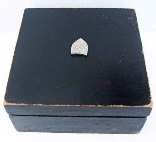 Vintage wood box with - vintage,