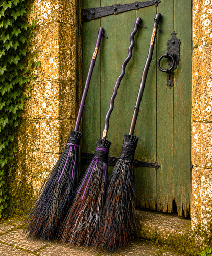 Broomsticks dark witch - broomsticks, ~
