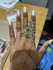 South Asian style rings adjustable