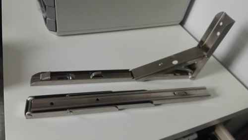 Pair folding shelf - of,
