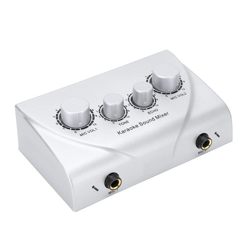 Karaoke mixer dual microphone - karaoke,