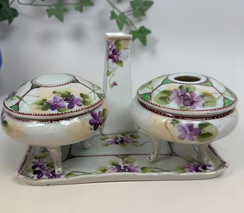 Antique porcelain hand painted - porcelain,