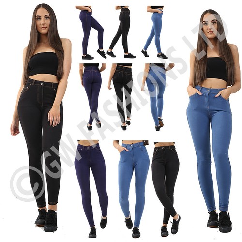 Women jeggings stretchy - jeggings, denim
