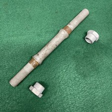 BSA C15 B40 Rear Wheel Spindle and Nuts NOS