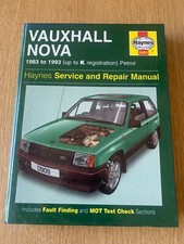 Vauxhall Nova SR GSI Haynes