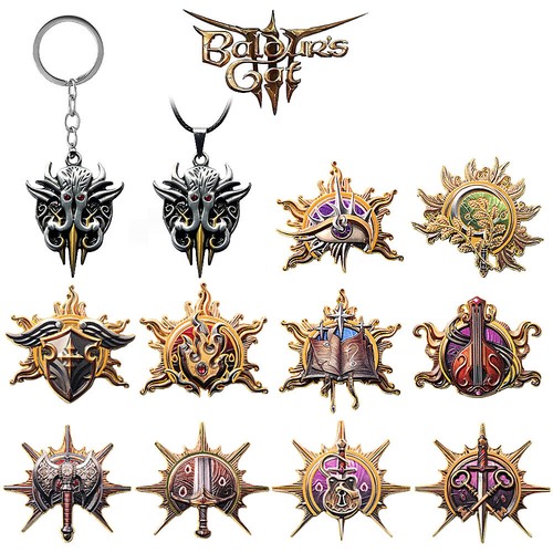 Game baldur gate keychain - baldur's,