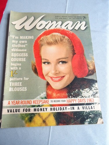 Woman magazine jan 5th 1963 - woman,