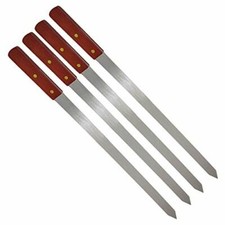 4 x Barbecue Skewers Flat