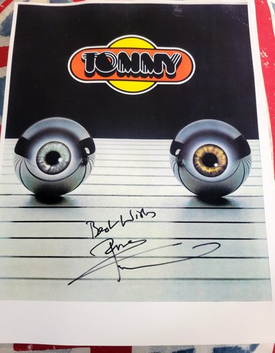 Pete townshend autographed - pete,