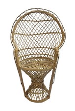 Vintage Wicker Rattan Doll