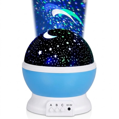 Rotating led star - led, moon