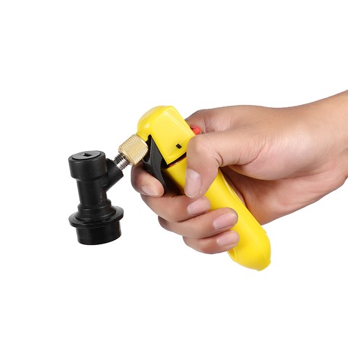 Yellow keg charger - keg, co2